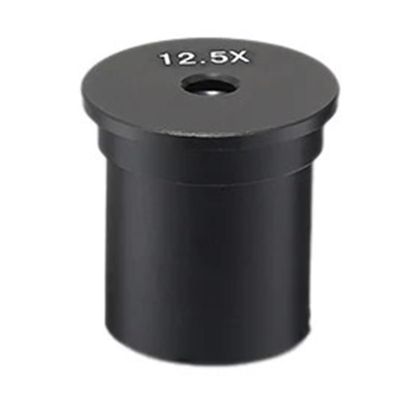 1PCS 23.2mm Interface Mount Size Microscope Eyepiece 5X 10X 12.5X 16X Optical Lens Eyepieces for Microscopes(1PCS 12.5X)