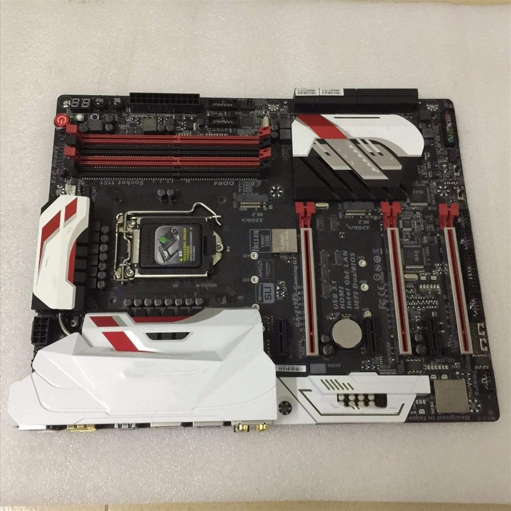 THFKLXT Pc Motherboard Desktop Motherboard Fit for Gigabyte GA-Z170X-GAMING GT Original New Desktop Motherboard Z170X-GAMING GT Z170 LGA 1151 DDR4 64G USB3.1 ATX
