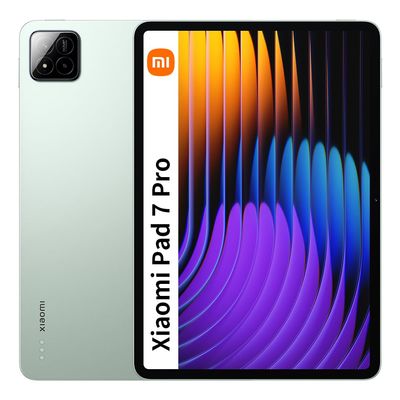 XIAOMI Pad 7 Pro Ai WiFi Version Global (No Calls or Text) 11.2 inches 3.2K 144Hz 8850mAh Bluetooth 5.4 Four Speakers 50 Mp Cam Model 24091RPADG (Green, 256GB + 8GB)