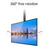 Adjustable Ceiling TV Mount for 14-32 Inch TVs, 360 Rotation, Tilt Adjustable, Max Load 30kg, Height Adjustable, Ceiling & Wall Mountable(0.54m) view 3