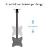 Adjustable Ceiling TV Mount for 14-32 Inch TVs, 360 Rotation, Tilt Adjustable, Max Load 30kg, Height Adjustable, Ceiling & Wall Mountable(0.54m) view 4