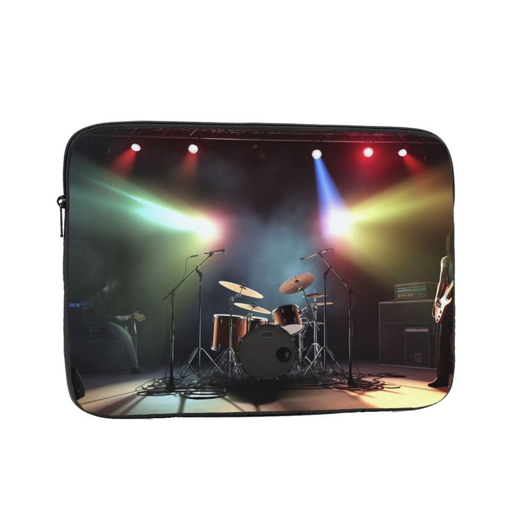 13 Inch Laptop Sleeve Bag Waterproof Shockproof Laptop Case Bags Rock Band Stage Computer Skin Bags Lightweight Tablet Carrying Case
