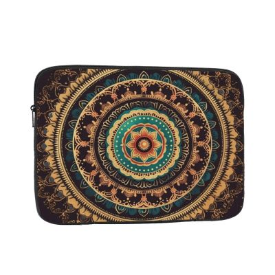12 Inch Laptop Sleeve Bag Waterproof Shockproof Laptop Case Bags Mandala Computer Skin Bags Lightweight Tablet Carrying Case