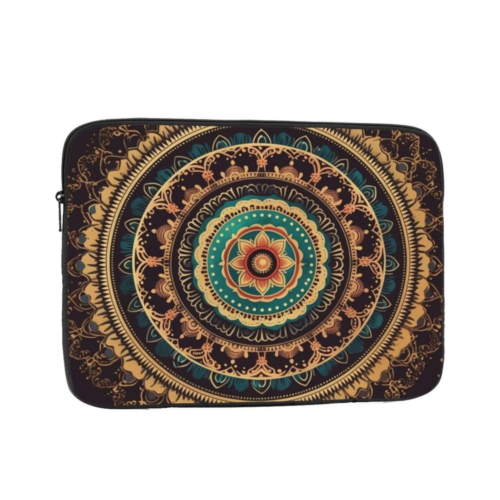 12 Inch Laptop Sleeve Bag Waterproof Shockproof Laptop Case Bags Mandala Computer Skin Bags Lightweight Tablet Carrying Case