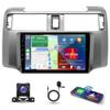 9 Inch Android 13 Car Stereo for Toyota 4Runner 2009-2019 IPS Touch Screen Double Din Car Radio Receiver w/Wireless Carplay Android Auto GPS Navigation Bluetooth WiFi SWC BT Backup Camera Mic, 2+32G view 1