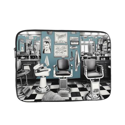 12 Inch Laptop Sleeve Bag Waterproof Shockproof Laptop Case Bags Barber Shop Computer Skin Bags Lightweight Tablet Carrying Case