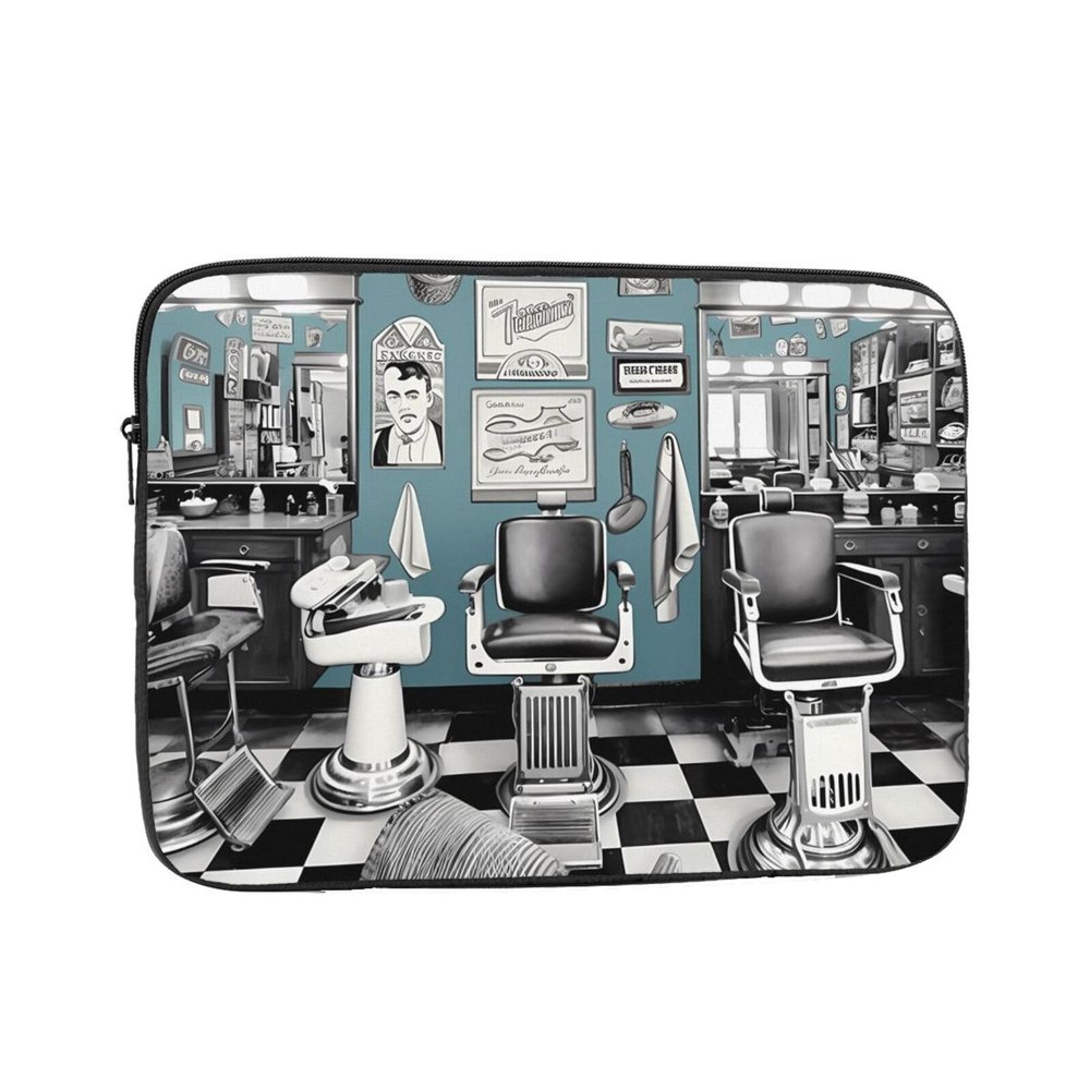12 Inch Laptop Sleeve Bag Waterproof Shockproof Laptop Case Bags Barber Shop Computer Skin Bags Lightweight Tablet Carrying Case