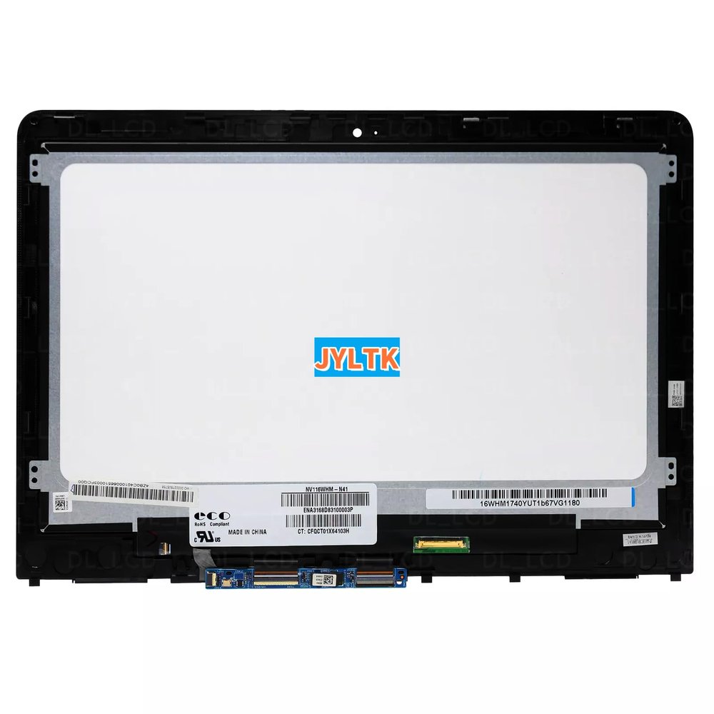 11.6" HD LCD Screen Display Touch Replacement Bezel Assembly 925388-001 for HP Pavilion X360 11M-AD 11M-AD113DX 11M-AD013DX