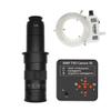 Lab Microscope Accessories 38MP 1080P HDMI Video Microscope Camera 130X 2000X 250X Adjustable Zoom C Mount Lens 56 LED Ring Light for CPU PCB Soldering(38MP 10-250X C Mount) view 2