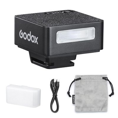 Godox Flash Godox iM20 Mini Flash Camera Flash with iM20DF White Diffuser - Black Color