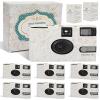 Entallor 6 Pack Disposable Cameras Bulk for Wedding, Golden Rose Single-Use 35mm Film Disposable Camera with Flash, ISO 400 17 Exposures for Outdoor Travel Gathering Anniversary Birthday Party Supply view 1