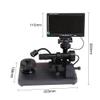 30~110X Digital Electron Microscope,Portable Diamond Girdle Viewer, with LED Fill Light and 7'' Display, Focusing Distance 20mm& Lens Object Distance 16-26mm, Check Out The Code of Diamond Ring view 4