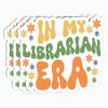 3Pcs - in My Librarian Era Sticker - Librarian - Sticker for Notebook Kindle Laptop - Tumbler Water Bottle Scrapbook view 1