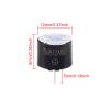 20PCS 5V Active Buzzer Magnetic Long Continous Beep Tone Alarm Ringer 12x9.5mm Mini Active Piezo Buzzers, for Arduino view 2