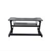ADPVRLUQ Height Adjustable Sit-Stand Desk Lift Foldable Note Stand with Keyboard Tray Notebook/Monitor Stand view 1