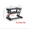 ADPVRLUQ Height Adjustable Sit-Stand Desk Lift Foldable Note Stand with Keyboard Tray Notebook/Monitor Stand view 2