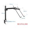 ADPVRLUQ Height Adjustable Desk Clamp 11-15 Inch Laptop Stand Full Motion Cooling Laptop Stand Holder view 2