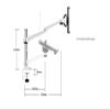 ADPVRLUQ OA-9X Desktop Full-Motion Dual-arm Laptop + Stand Swivel Stand Suitable for notebooks 10-15 inches and All 7-10 inches view 2