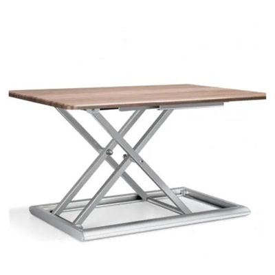 ADPVRLUQ ID-30 Aluminum Simple Height Adjustment Sit-Stand Desk Lift Foldable Laptop Desk Monitor Stand with Keyboard Tray(12.5 * 32mm)