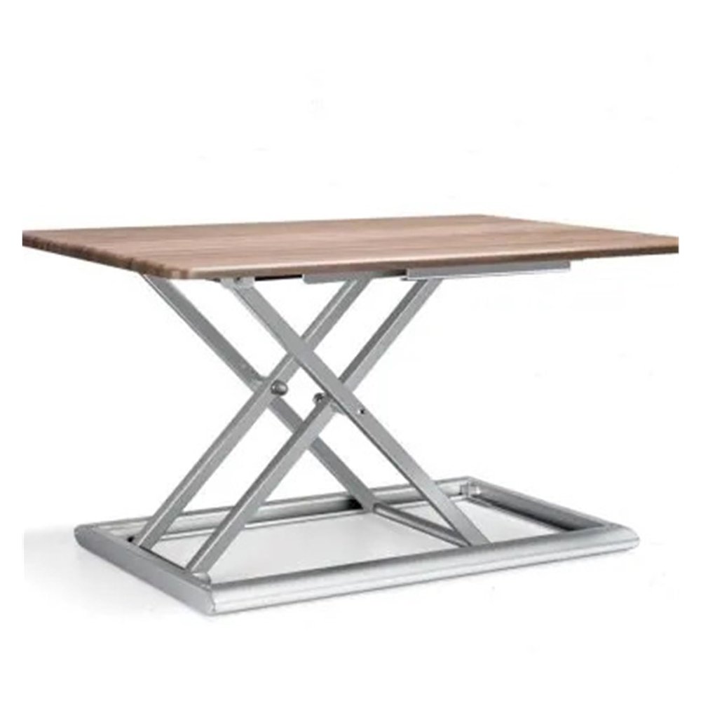 ADPVRLUQ ID-30 Aluminum Simple Height Adjustment Sit-Stand Desk Lift Foldable Laptop Desk Monitor Stand with Keyboard Tray(12.5 * 32mm)
