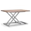 ADPVRLUQ ID-30 Aluminum Simple Height Adjustment Sit-Stand Desk Lift Foldable Laptop Desk Monitor Stand with Keyboard Tray(12.5 * 32mm) view 1