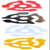 45 RPM Record Adapter Insert, Vinyl Center Hole Adapters, 4 Colors, 4-Pack (1) view 1