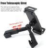 lISusanll 360 Degree Rotating Car Headrest Tablet Mount Holder for Pad - Portable Rear Seat Bracket for Travel and Road Trips view 4
