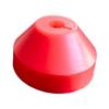 45 RPM Vinyl Record Adapter, 7 Inch Center Hole Insert for Turntables, Red (1) view 1