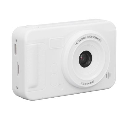 40MP Digital Camera, 1080P Kids Digital Camera, Point and Shoot Camera with 8X Zoom, Anti Shake Compact Small Travel Camera for Beginner (White)