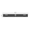 Desky Mini Cable Tray  Under Desk Wire Organizer with Mounting Screws, Compact Metal Cable Management Tray for Office Desks  Space Gray, 8 Plug view 3