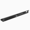 Desky Mini Cable Tray  Under Desk Wire Organizer with Mounting Screws, Compact Metal Cable Management Tray for Office Desks  Space Gray, 4 Plug view 1