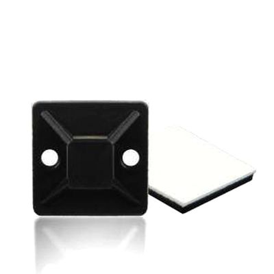 1 Pcs Cable tie (50 Pieces per Bag) Nylon Cable tie Fixing Plate 25 * 25 mm White OT3917