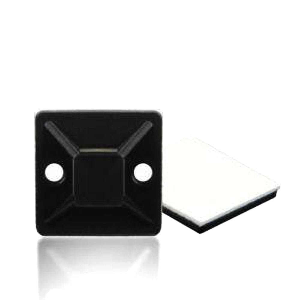 1 Pcs Cable tie (50 Pieces per Bag) Nylon Cable tie Fixing Plate 25 * 25 mm White OT3917