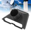 Satellite Pipe Adapters Pole Mount Kit with Reinforcement Structure Aluminum Alloy for Gen 3 Mount Pipe Adapters Kit (Black) view 3