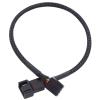 BOXUWFO HONGP 2/3 /4 Way 4-Pin PWM Fan Splitter Cable Sleeved Braided Adapter Computer PC Fan Power Extension Cable Converter 0.25m 0.6m 0.8m(1 Way (42cm)) view 1
