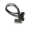 BOXUWFO HONGP Computer Cooling Fan Cable Splitter Converter 1 in 4 Out Motherboard Extension Wire to 4 Pin 3Pin Extend Cord Adapter view 2