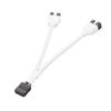 BOXUWFO HONGP 12cm Motherboard 9pin Extension Cable Adapter USB Header Splitter Female 1 to 2 Male Desktop 9-Pin USB2.0 HUB Connector 1pc view 3