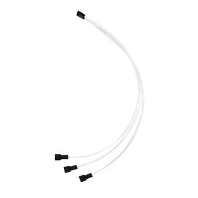 BOXUWFO HONGP Computer Fan CPU PWM Extension line 4Pin Extension line ON/E Minute Two Three Four Silver Plated Copper Wire(4PIN 1-3)