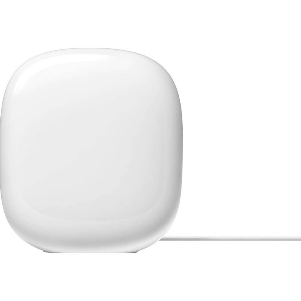 Google Nest WiFi Pro - Wi-Fi 6E - Reliable Home Wi-Fi System with Fast Speed and Whole Home Coverage - Mesh Router - Snow (Renewed)