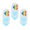 Angoily 3pcs Heart Pattern Webcam Cover Slide for Tablet and Laptop Anti-Hacking Privacy Protection Colorful Material Easy to Install Webcam Shield for Family and Friends view 1