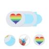 Angoily 3pcs Heart Pattern Webcam Cover Slide for Tablet and Laptop Anti-Hacking Privacy Protection Colorful Material Easy to Install Webcam Shield for Family and Friends view 3