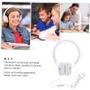 ARTIBETTER Fashion Gaming Headphone Over-Ear Wired Headset Microphone Ergonomic Design for Comfort Compatible and Gaming Consoles White view 3