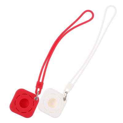 Gadpiparty 2pcs Scratch Protective Case for Lightweight Silicone Lanyard Covers for Keychain Pet Collars and Backpacks Wear-Resistant and Portable Tracking Random Color