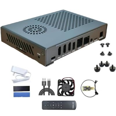 FriendlyELEC CM3588 NAS Kit Metal Case with Proper Custom-Made Aluminum Material (Metal Case Kit)
