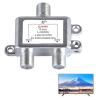 2-Way Coaxial Diplexer  TV and Satellite Signal Combiner, High-Performance Rf switchs | Coax Signal Splitter for Home Theater, Digital Receivers, HDTVs Antenna Systems view 1
