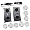 DOITOOL 8pcs Heavy-Duty Speaker Base Pads Stable Audio Isolation Feet for and Amplifiers Construction for Home Theater Systems view 2