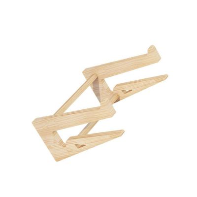 ARTIBETTER 1pc Ergonomic Laptop Stand Wooden Desk Heighten Reduce Neck Pain Storage Rack