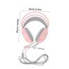DOITOOL Chic Wired Gaming Headset Noise-Cancelling Mic Omnidirectional Communication Comfortable Design for Pc Gaming Video Chat and Music view 3