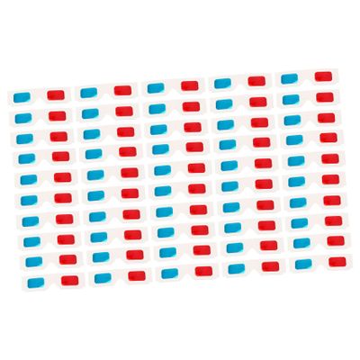 Gatuida 100pcs Cardboard Glasses for Movies and Videos Anaglyph Glasses for Boys and Girls and Adults for and Publications