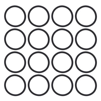 16Pcs Speaker Sealing Rings, High Density EVA Foam Speaker Sealing Rings Replacement, Enhanced Sound Quality, for PA or DJ Subwoofers and Bass Speaker